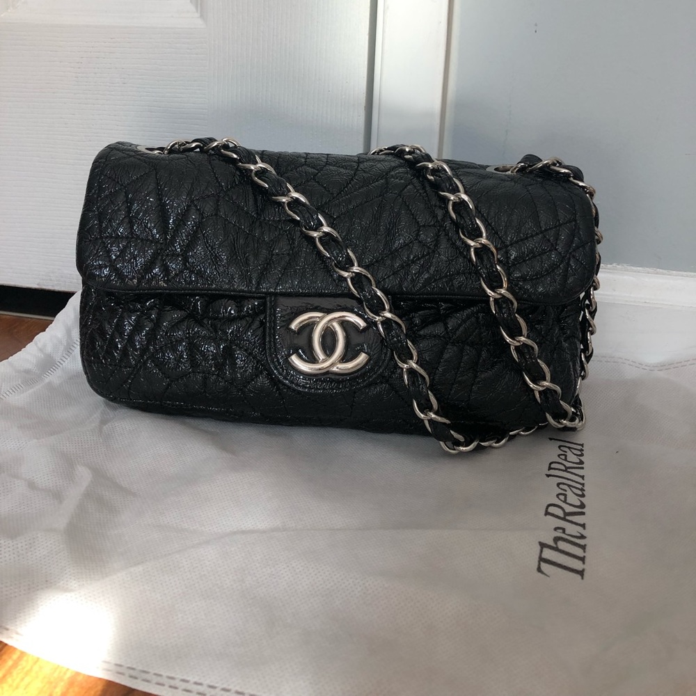 VERY RARE Chanel Mini rectangle Graphic Edge Flap